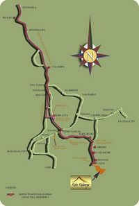 road map to laiya, san juan, batangas