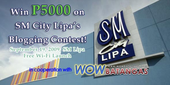 SM Lipa Blogging Contest in cooperation with WOWBatangas.com