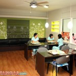 comfy air-conditioned interior