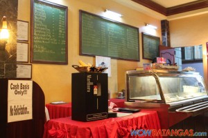 the counter
