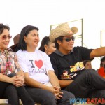 Gov. Vilma Santos-Recto, Calaca's First Lady Dra. Sharon, Vice Gov. Mark Leviste