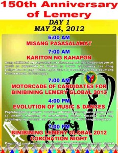 day 1 - 150th Founding Anniversary of Lemery, Batangas