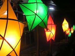 Christmas lantern made of plastic - parol
