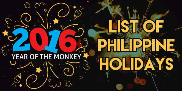 2016-01-13 600x300 List of Philippine Holidays